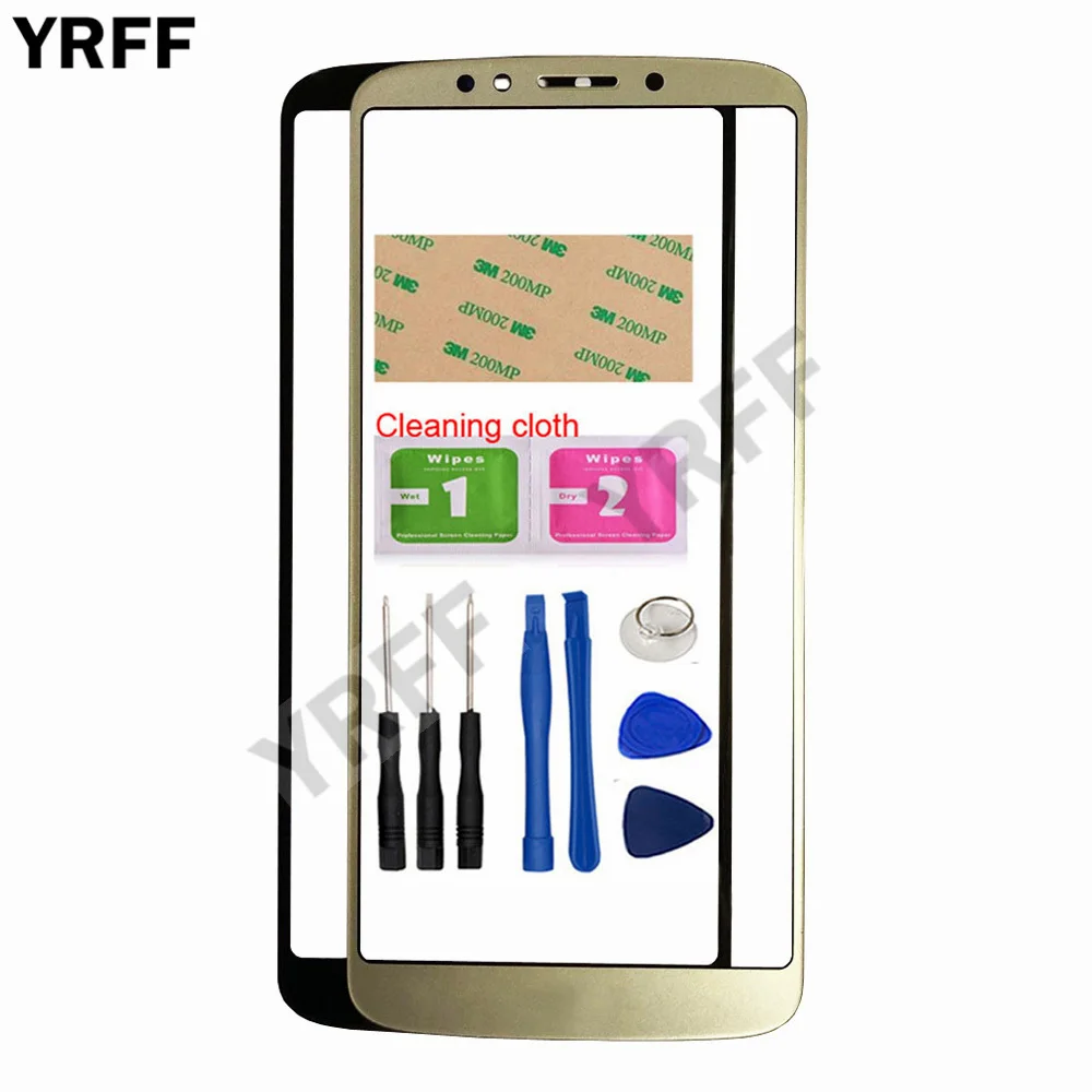 

6.0'' Mobile Touch Screen Outer Glass For Motorola Moto E5 Plus XT1924 Front Glass Panel Replacement