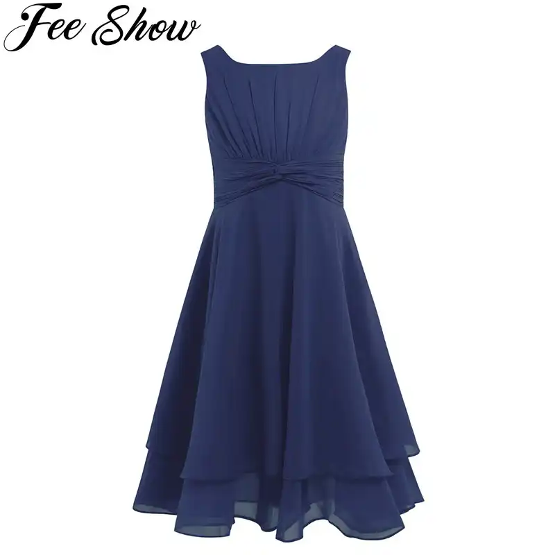 girls navy summer dress