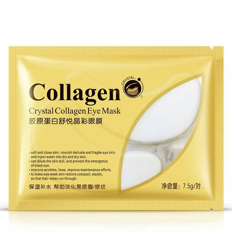 

BellyLady 1 Pair Crystal Collagen Eye Mask Anti-aging Anti-puffiness Remove Dark Circles Moisturizing Eyes Mask make up tool
