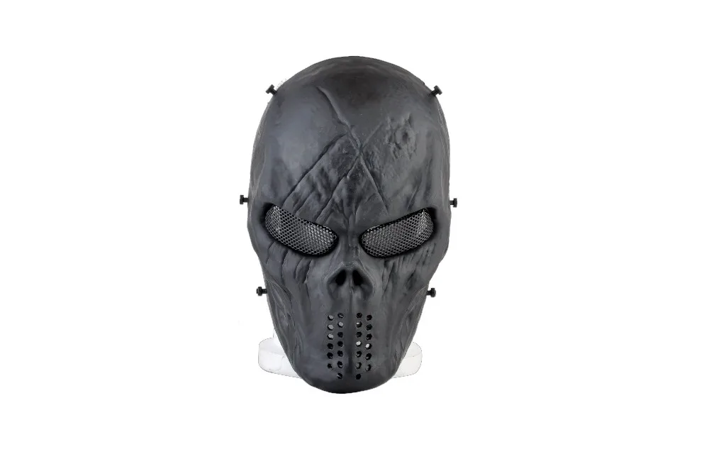 

Chief M06 ABS Full Face Mask with Metal Mesh Adjustable Eye Protection Airsoft Military Paintball God Cosplay Mask