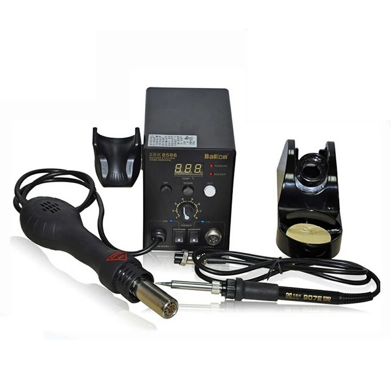 

2 in 1 SMD Hot Air Soldering Iron SBK8586 Soldering station Welding machine