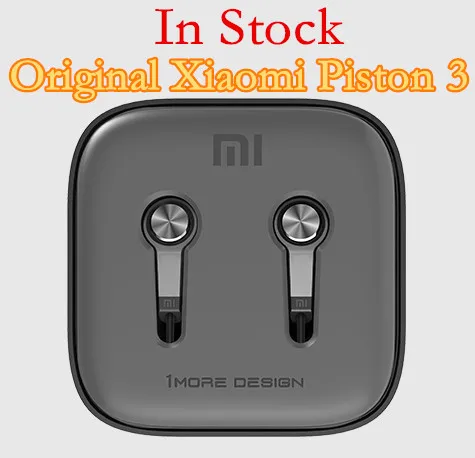  100% Original Xiaomi Piston 3 Hybrid Capsule Bass Earphones With Remote & Mic For Phone MI4 5 Hongmi Note Retail box Top Quality 
