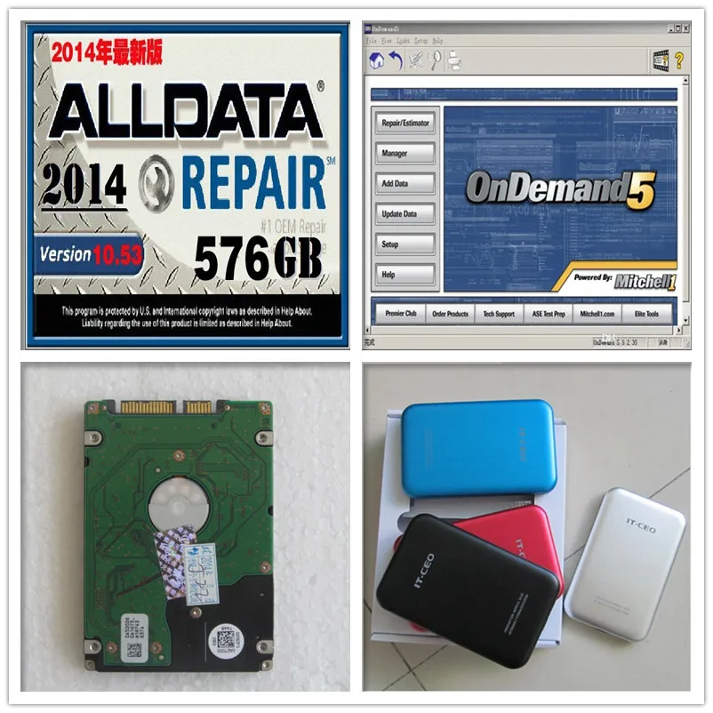 49в1 hdd 1 ТБ alldata V10.53 + elsawin atsg двигатель тяжелый грузовик vivid workshop все данные и