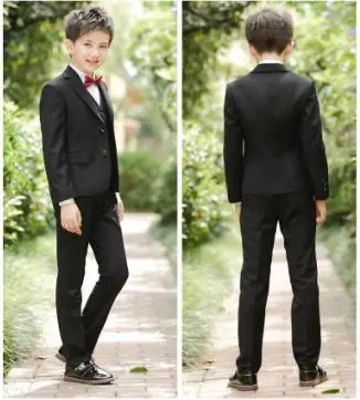 new wedding suits for boys Tuxedos boy Outfits Autumn boy clothes Formal blazer suit Occasion child suit