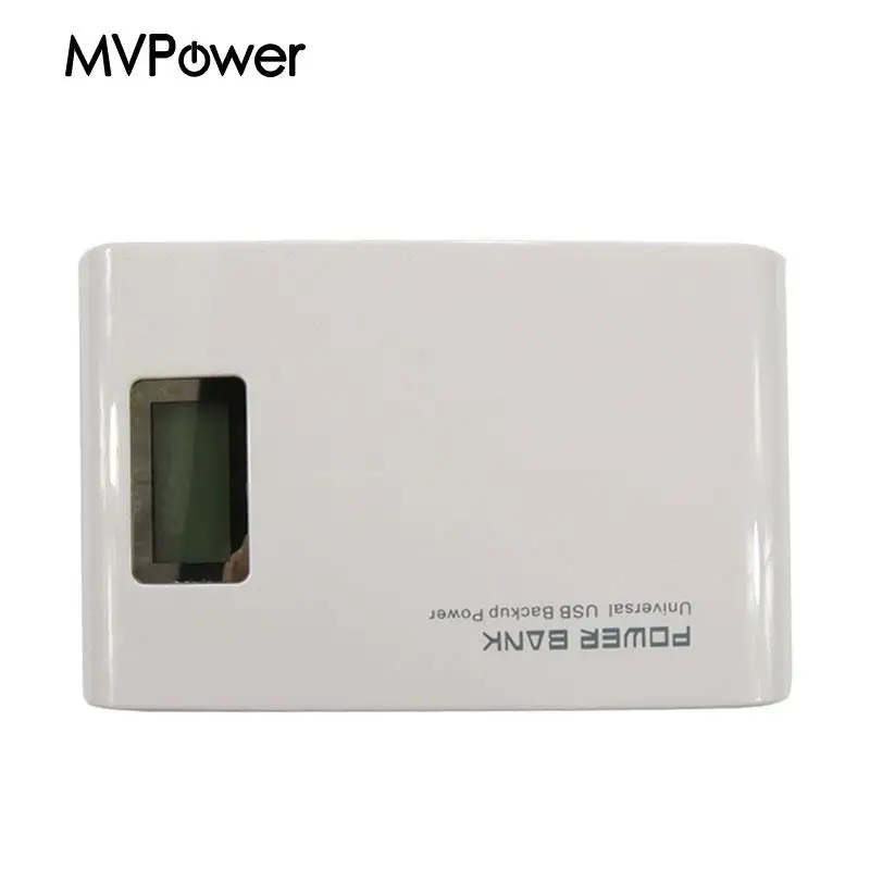 MV power Bank чехол с двойным зарядным устройством USB зарядка 4x18650 батарея ЖК-дисплей DIY Набор для смартфона Универсальный