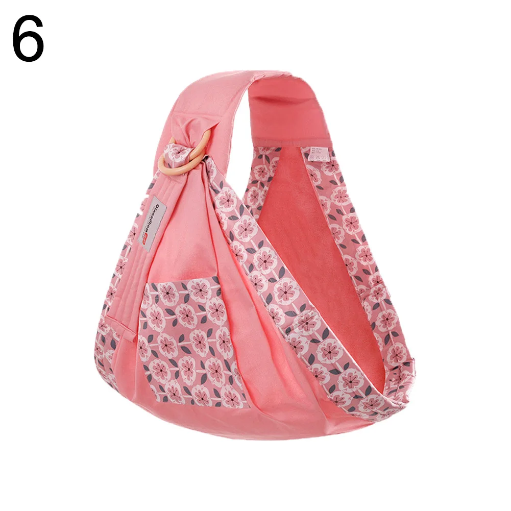 Front Breathable Infant Wrap Carrier Pouch Newborn Baby Feeding Sling Holder Facing Ergonomic Baby Wraped Sling for Baby Travel