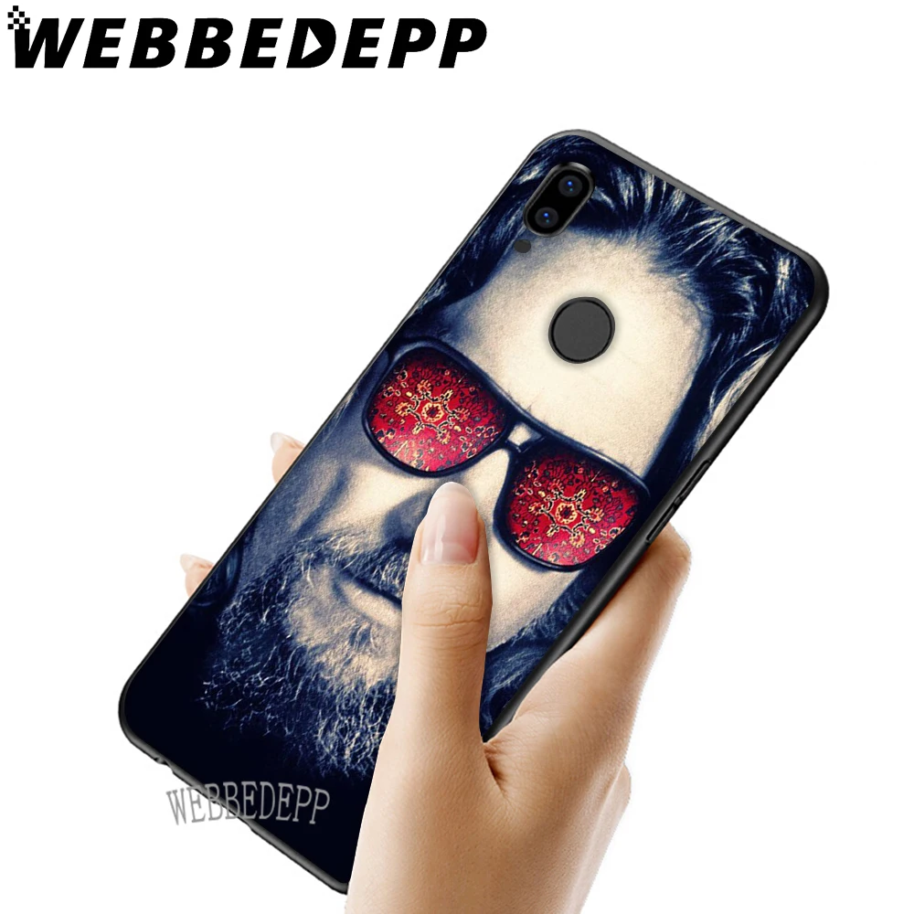 WEBBEDEPP большой мягкий чехол Lebowski для Huawei Honor 6 7A Pro 7C 8C 7X 8X 8 9 10 lite Note 10|Бамперы| |