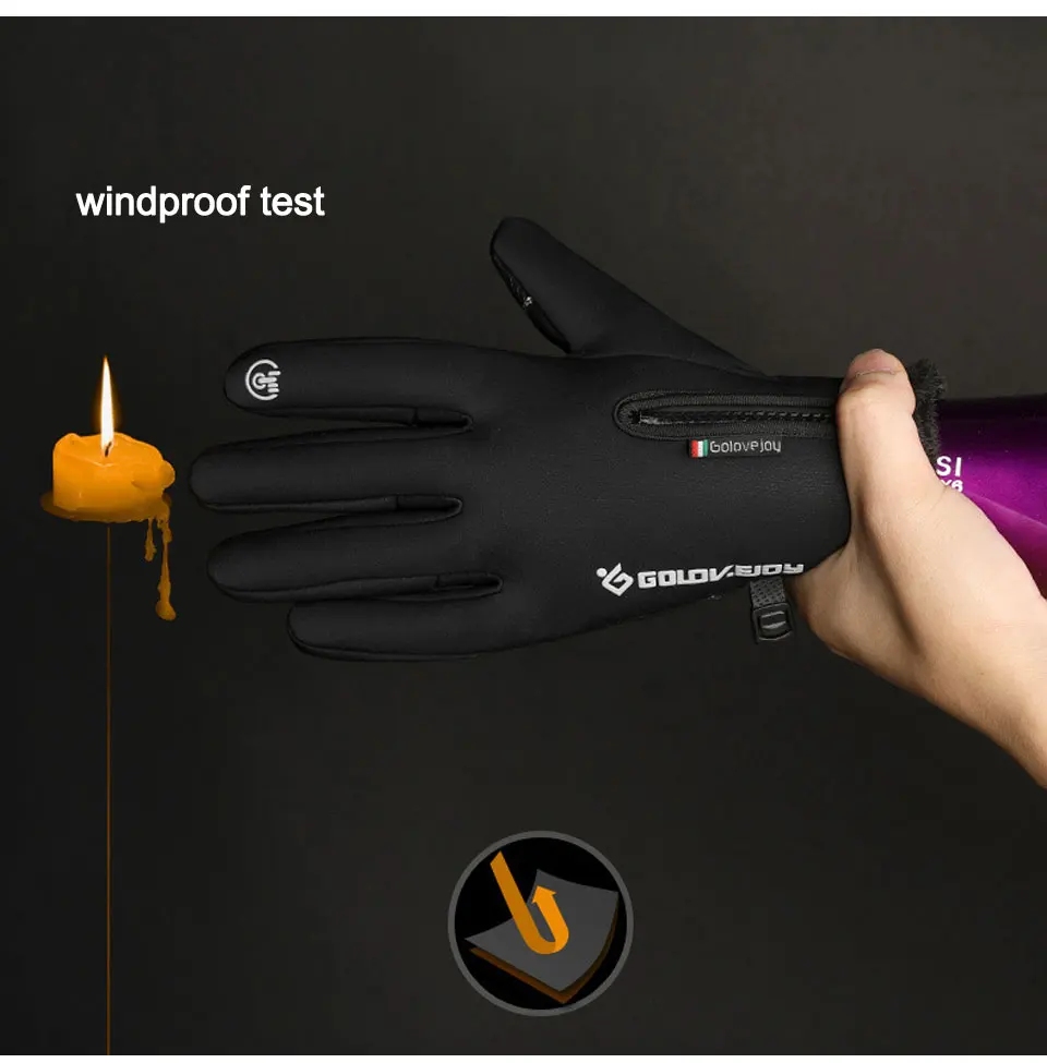 Профессиональные зимние лыжные перчатки мужские ветрозащитные теплые перчатки для сноуборда с сенсорным экраном спортивные перчатки для женщин