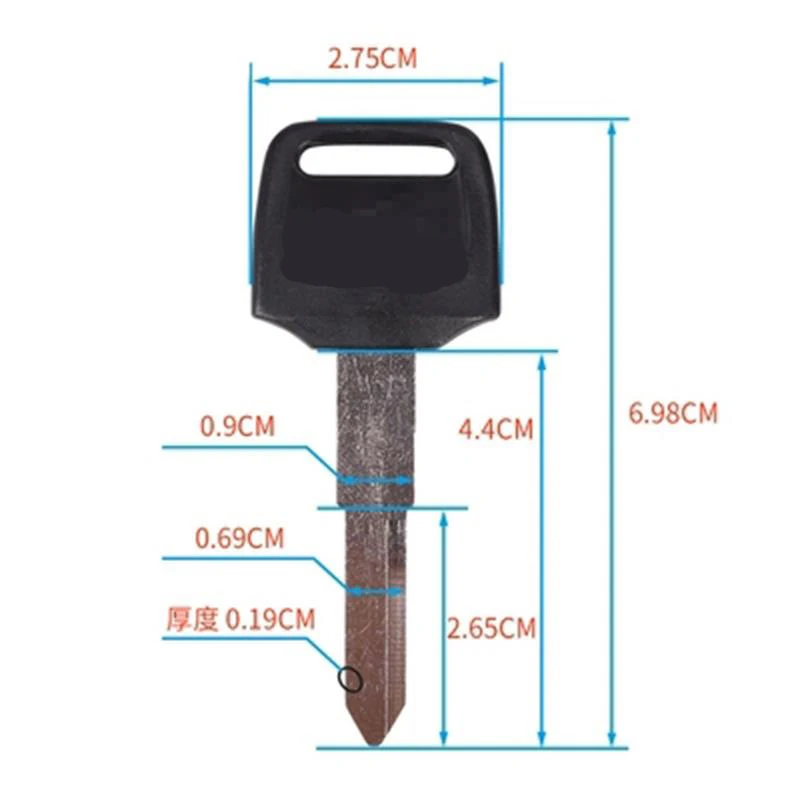 Motorcycle Keys Blank Uncut Blade For HONDA CBR250RR CBR400 NC14 NC17 NC19 NC22 NC23 NC29 NSR250 CB-1 CB400