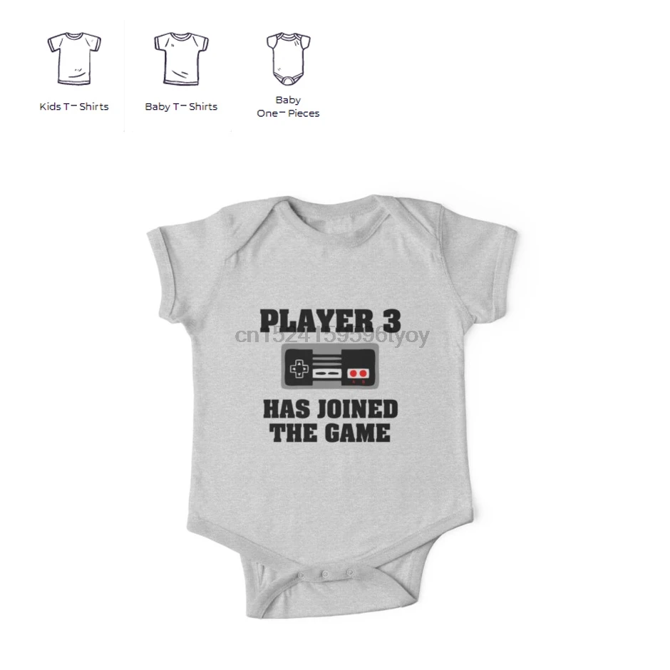 player 3 baby onesie