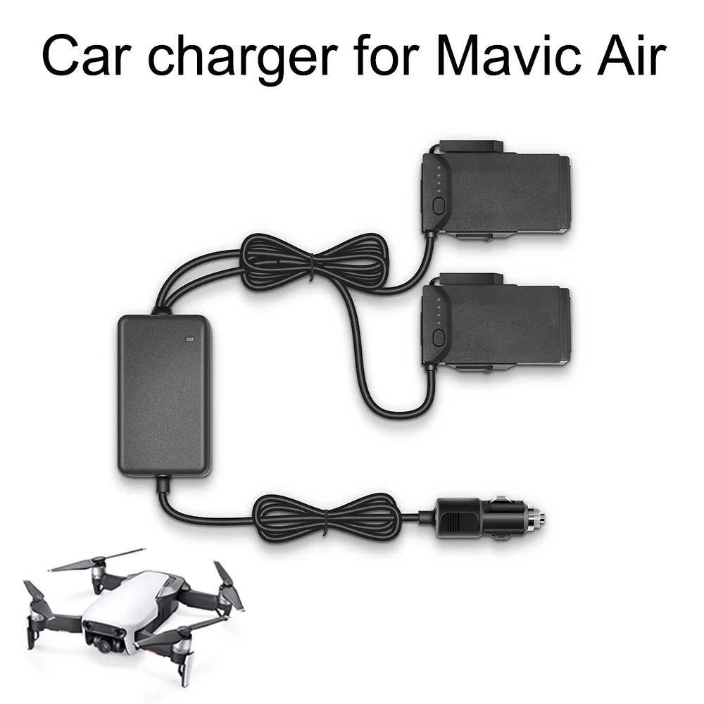 Super Sale LID Car Charger For DJI Mavic Air Drone Flight Battery Fast Charging Travel Charger Transport Outdoor Portable Accessory Mini 