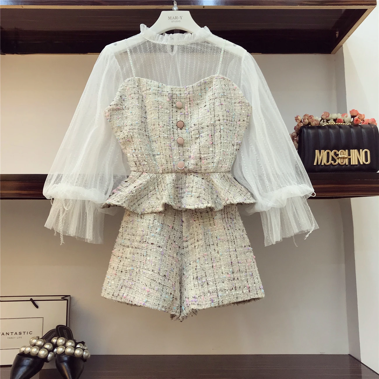 2018 Autumn Winter Ladies Small Fragrance Clothes Sets New