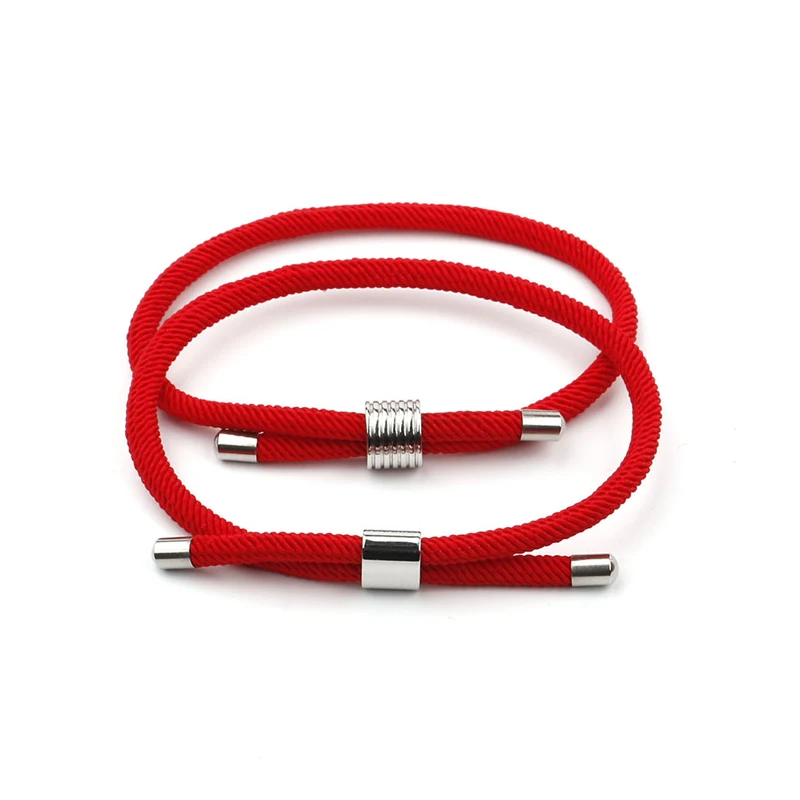 Pulseras rojas de hilo para parejas