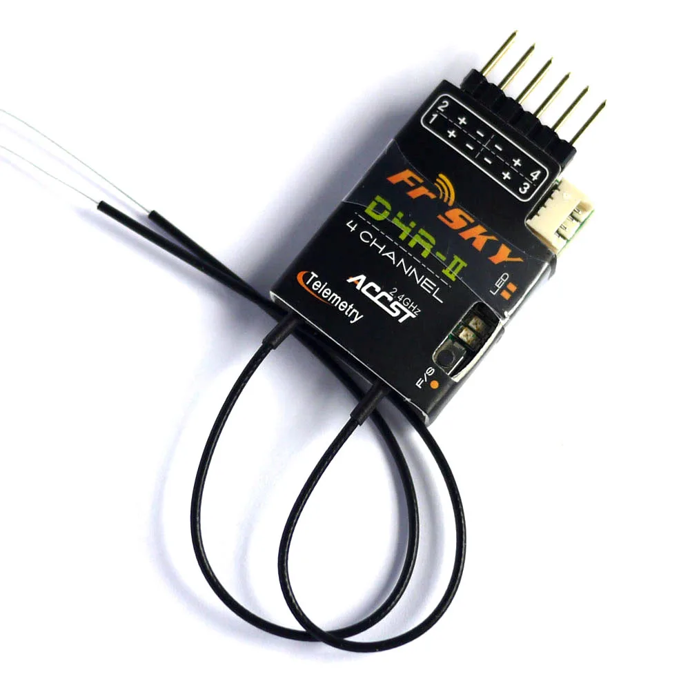 

Free Shipping FrSky D4R-II 4 Channel Receiver w/ Data Port CPPM RSSI for RC Multicopter