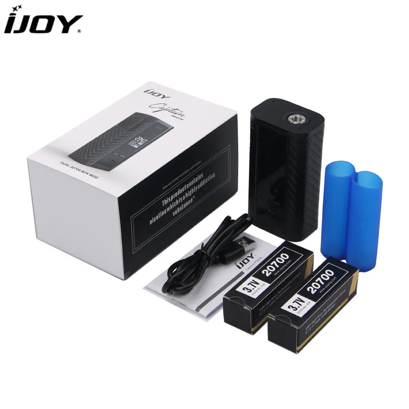 100% Оригинальный oled экран IJOY Captain PD270 234 Вт бокс мод с двумя аккумуляторами 20700|box