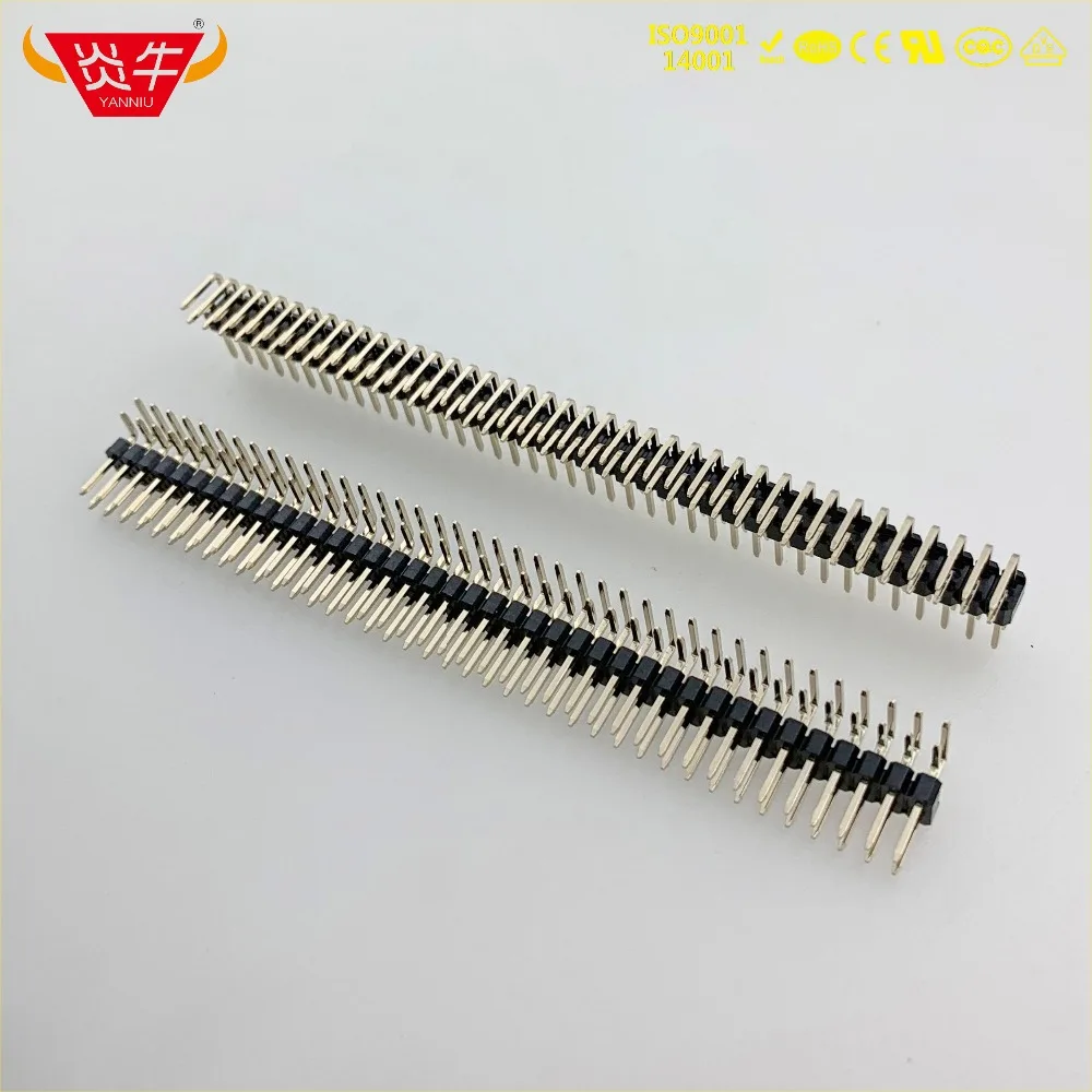 2 54 мм Шаг 2X40P 80PIN штыревой разъем двухрядный прямоугольный выдерживает высокие