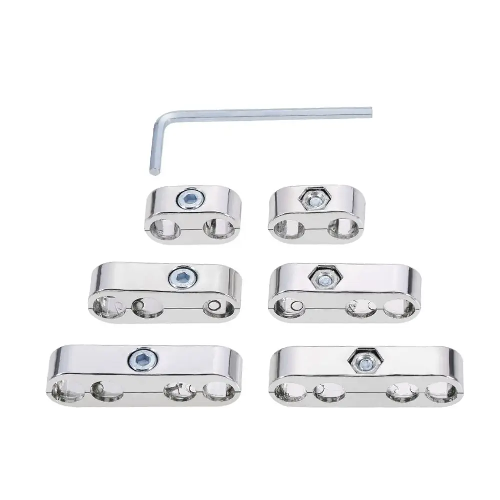 7MM 8MM Universal Spark Plug Wire Splitter / Engine Distributor (Silver) | Автомобили и мотоциклы