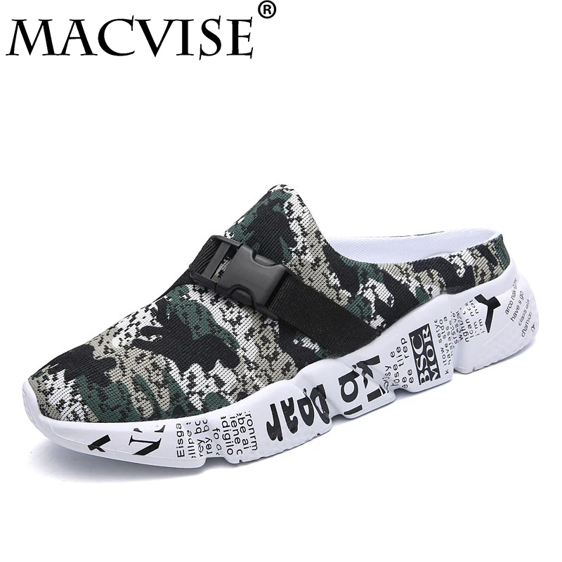 

Men's Croc Clogs Shoes Sandals Casual Slip-on 2018 New Summer Hollow-out Water Breathable&light Slippers Flip-flops for men