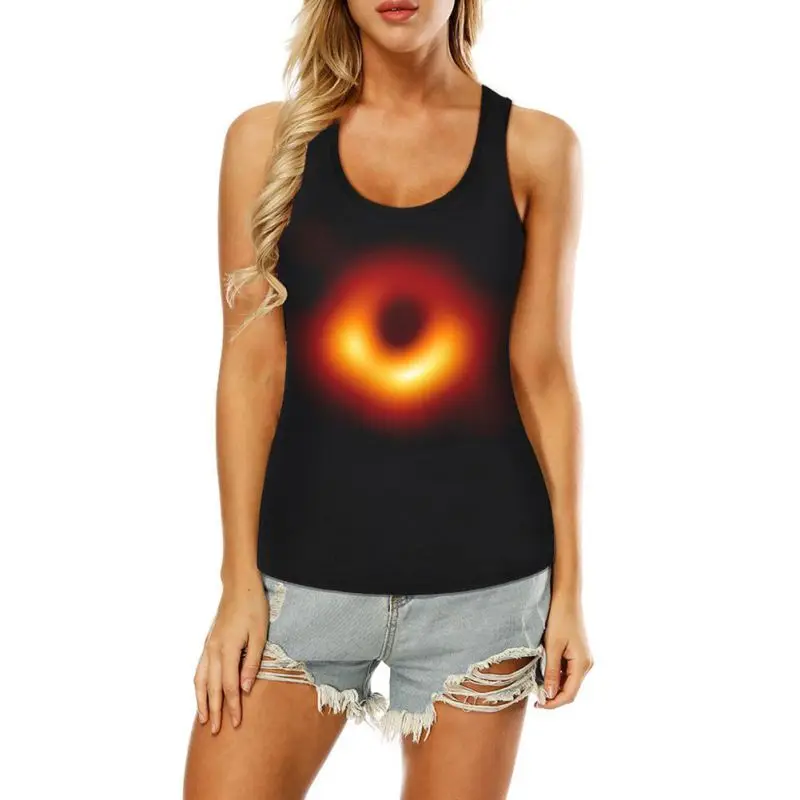 2019 Summer Short Tops Girl Sexy Cosmic Black Hole Einstein Print Tanks & Camis Fashion Look Camis Hollow Out Back 2019 Summer Short Tops Girl Sexy Cosmic Black Hole Einstein Print Tanks & Camis Fashion Look Camis Hollow Out Back