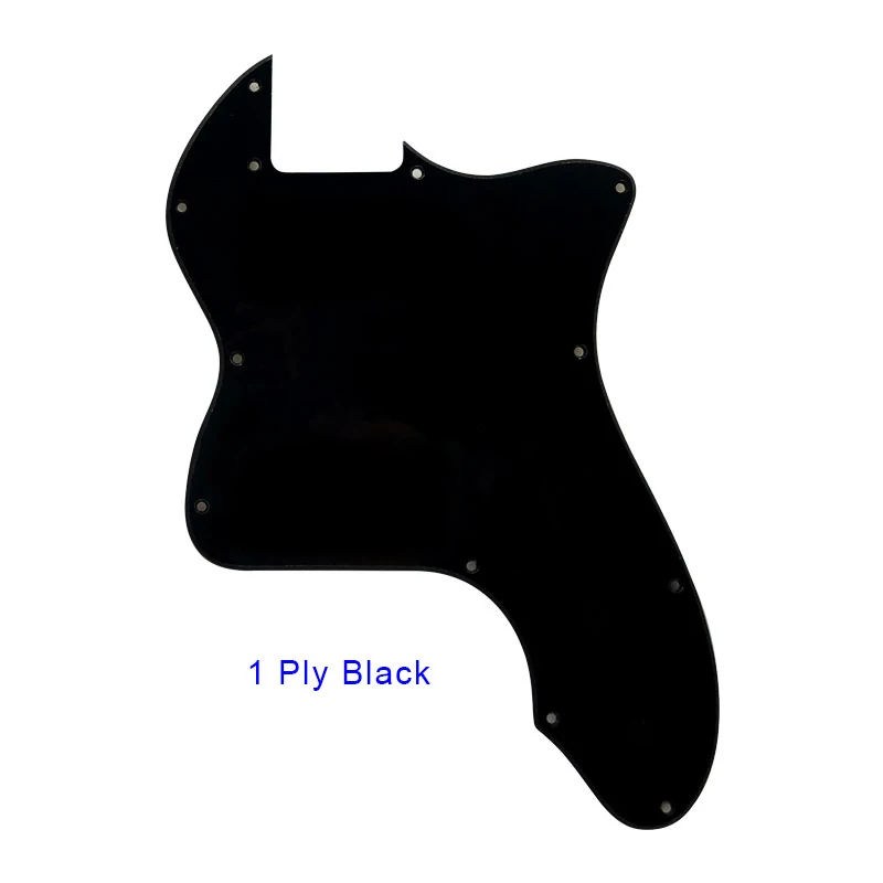 1 ply black Pleroo гитарные части пустые накладки для Fender Classic 72' thinline Telecaster tele Guitar накладки для рукоделия - Цвет: 1 ply black