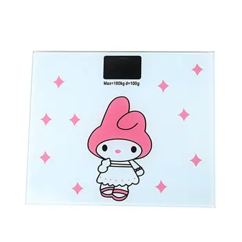 

Backlight night vision Fat Measuring Instrument Creative Fashion Cartoon Fat Measuring Instrument Weighing Scale Mini