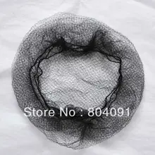 Нейлоновая сетка для волос fines hair net Nelon с "эластичным краем" черного цвета