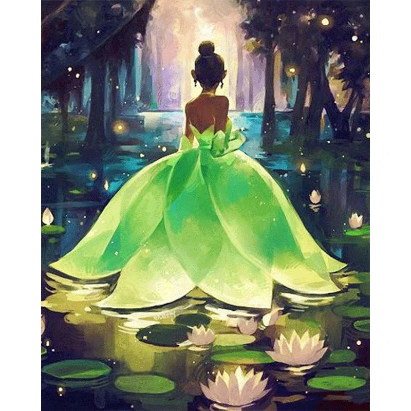 

DIY 5D Full Diamond Painting Cross Stitch Fairy princess Mosaic Diamond Embroidery Needlework Patterns Rhinestone kits