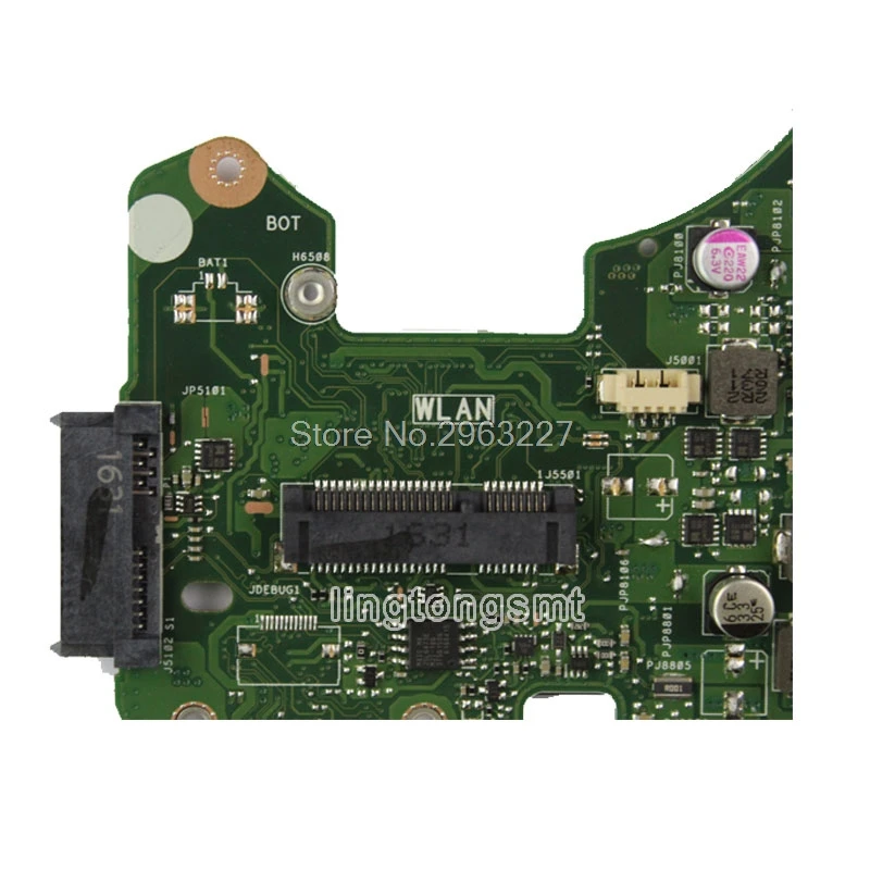 X555LD материнская плата I5 cpu 4 Гб RAM GT820M 2 ГБ для For Asus K555L F555L X555LP ноутбука плата|main