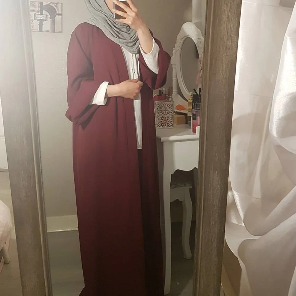 Цветочные женские мусульманские платья abaya Дубай красный длинный халат Туника кимоно Jubah кафтан хиджаб Ближний Восток Рамадан арабский