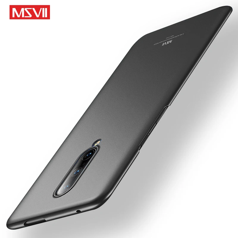 

Oneplus 7 Case Cover Luxuru Simple Silm Hard PC Back Cover For Oneplus7 7Pro Cases Oneplus 6 6T Msvii Protector Phone Coque
