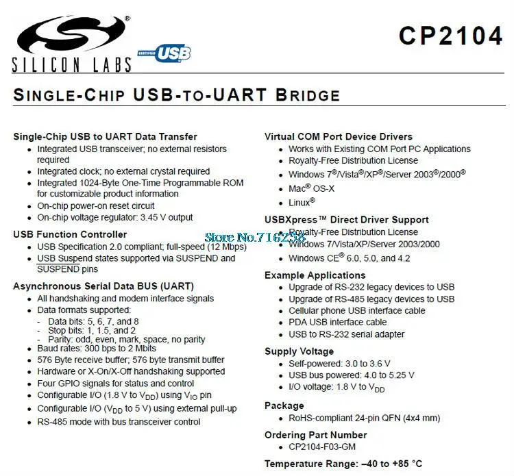 USB 2,0 к ttl UART 6PIN модуль последовательный преобразователь CP2104 STC PRGMR Замена CP2102 с кабелями Dupont