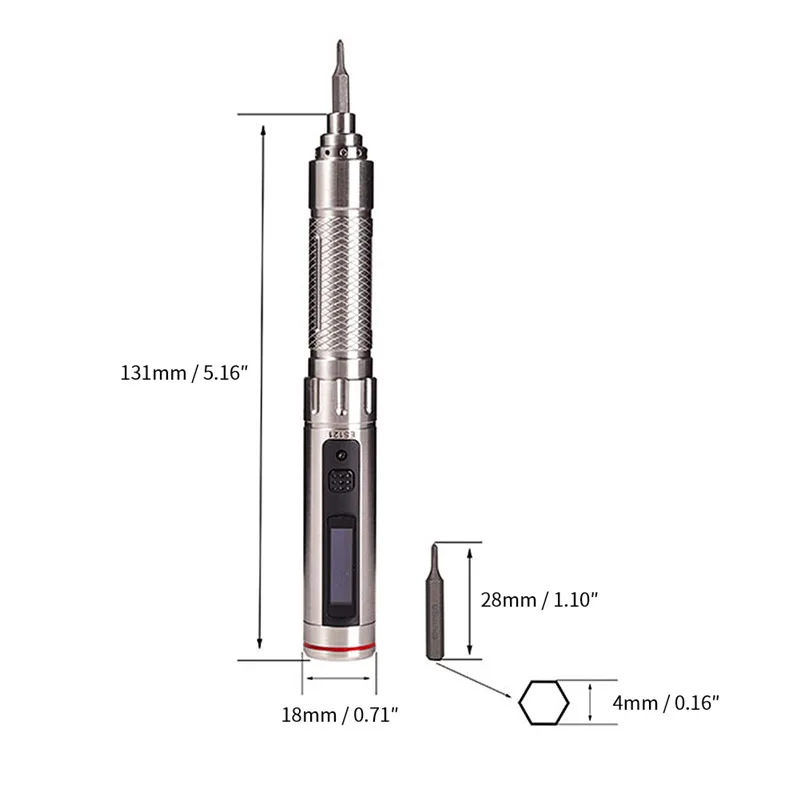 ES121 Mini Electric Screwdriver High Precision  Somatosensory Cordless Drill Rechargeable Smart Motion Control Power 5th Gear (6)