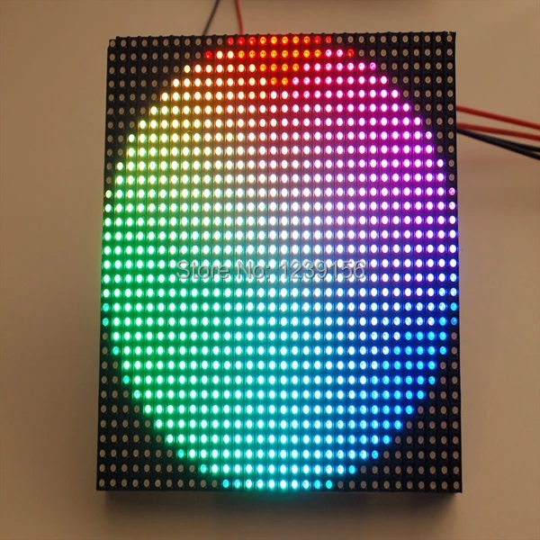 M/ódulo de pantalla LED a todo color de alto brillo P8 Outdoor SMD3535 3in1 RGB 256 mm x 128 mm Panel de 32x16 p/íxeles
