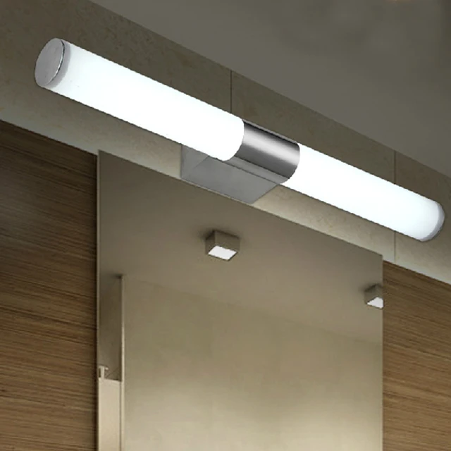 Trucco led specchio moderno bagno in acciaio inox lampade bagno lampada da parete luce impermeabile luci.jpg 640x640.jpg Lampade bagno specchio