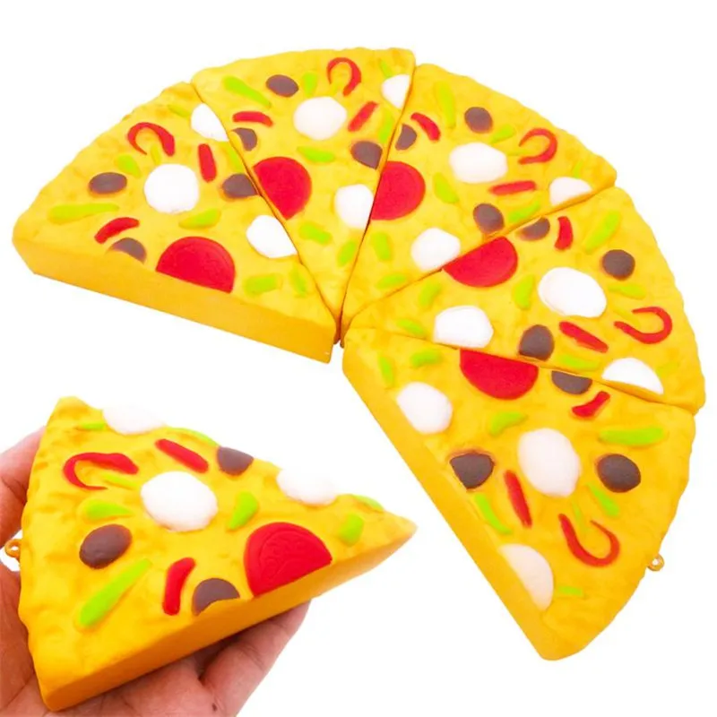 11 см Сжимаемый антистресс смешной brinquedos мини Yummy Pizza Squishy Slow Rising крем