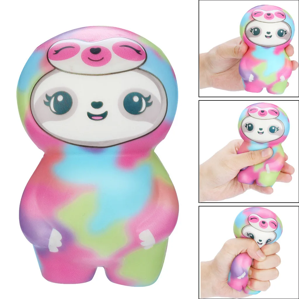 

Squishy Kawaii Squish Soft Sloth Slow Rising Cream Fruit Scented Toys Stress Relief Toy Antistress Squishy Toys for Children