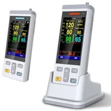 Portable SPO2/TEMP/NIBP 3.5 Inch vital sign monitor patient monitor with rechargeable Li-battery Pulse Oximeter Spo2 Monitor Portable SPO2/TEMP/NIBP 3.5 Inch vital sign monitor patient monitor with rechargeable Li-battery Pulse Oximeter Spo2 Monitor