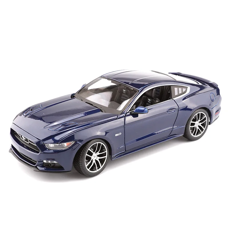 1:18 Масштаб Ford Mustang спортивная модель автомобиля имитация сплава Игрушечная с