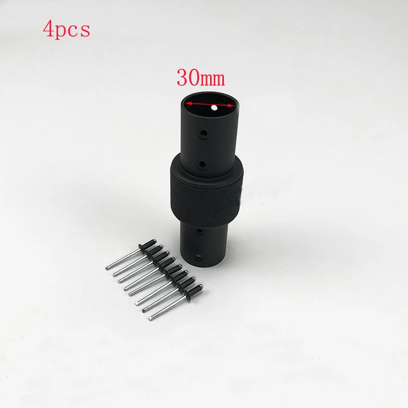 4pcs 30mm Folding Arm Round Connector Self-lock No Virbration Foldabe Arm Kit for RCAgriculture Plant Protection Drone Accessory