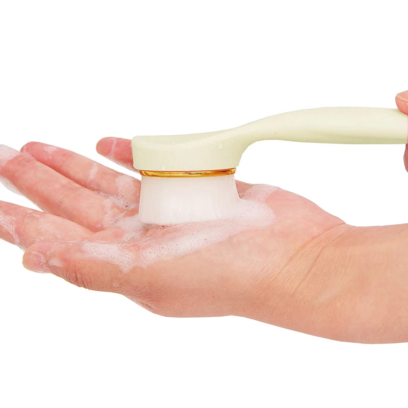 Kingmas 2016 Ultra soft and flexible Imported sterile fiber Facial Deep Cleansing Clean Wash Pore Care Facial Cleansing Brush