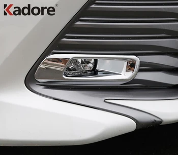 

For Toyota Camry SE XSE / LE XLE 2018 2019 2020 ABS Chrome Front Foglight Fog Light Cover Trim Car Protect Accessories