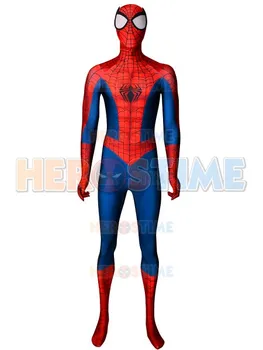 

3D Printed Spider-Man Costume: Edge of Time Version Spiderman Costumes Superhero Cosplay Party Suit For Adult/ Kids/Custom Made