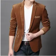 M-4XL осенний Топ Новые модные повседневные мужские костюмы корейский Повседневный костюм куртка вельветовые Пиджаки Плюс Размер Костюмы