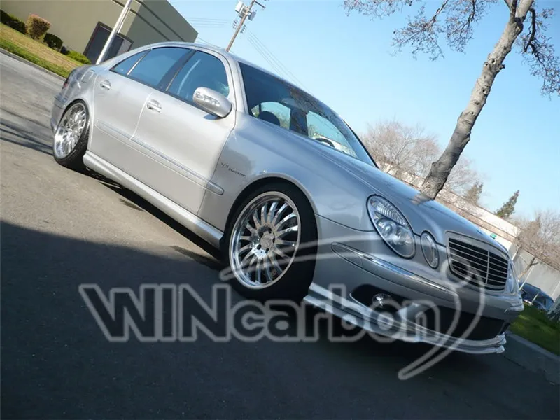 Передний Бампер Добавить спойлер для Mercedes BENZ e-класс W211 E55 2003-2006