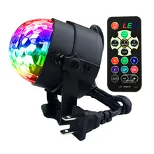 YSH мини-диско-шар светильник для помещений светодиодный DJ вечерние светильник s 3 Вт пульт дистанционного управления сценический светильник танцевальный светильник рождественские украшения для дома