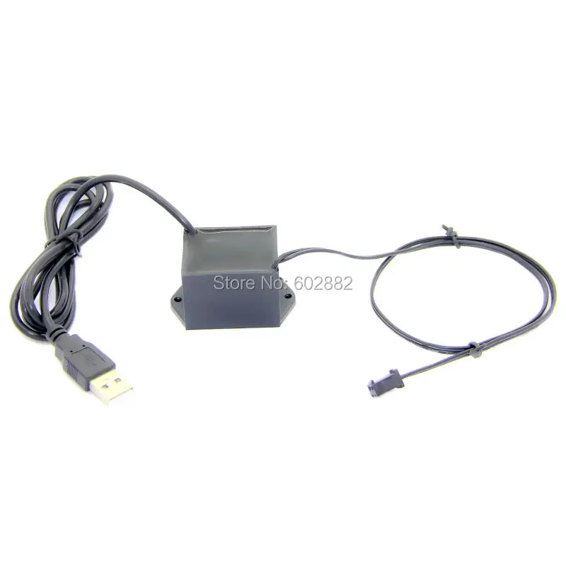 Сгибающихся el провода с ste el провода внутри, с двойной проводов с сердечником+ 1 метр(5,0 мм)+ USB 5v Инвертор+ смешанный заказ
