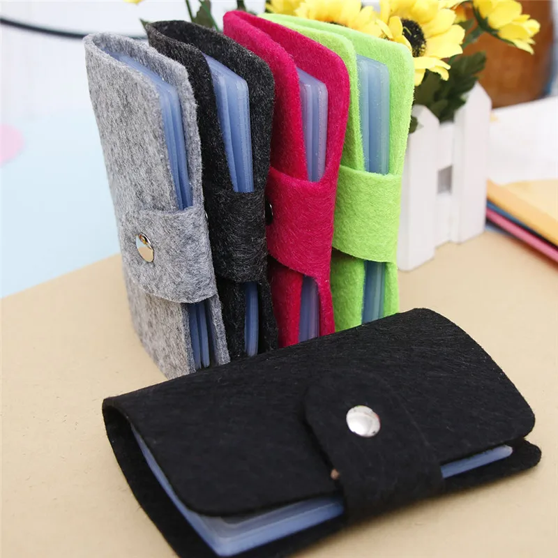 

Hot Sale Popular Women Fancy Pouch ID Credit Card Wallet Holder Organizer Case Pocket Wallets Photo Holders 5 Colors