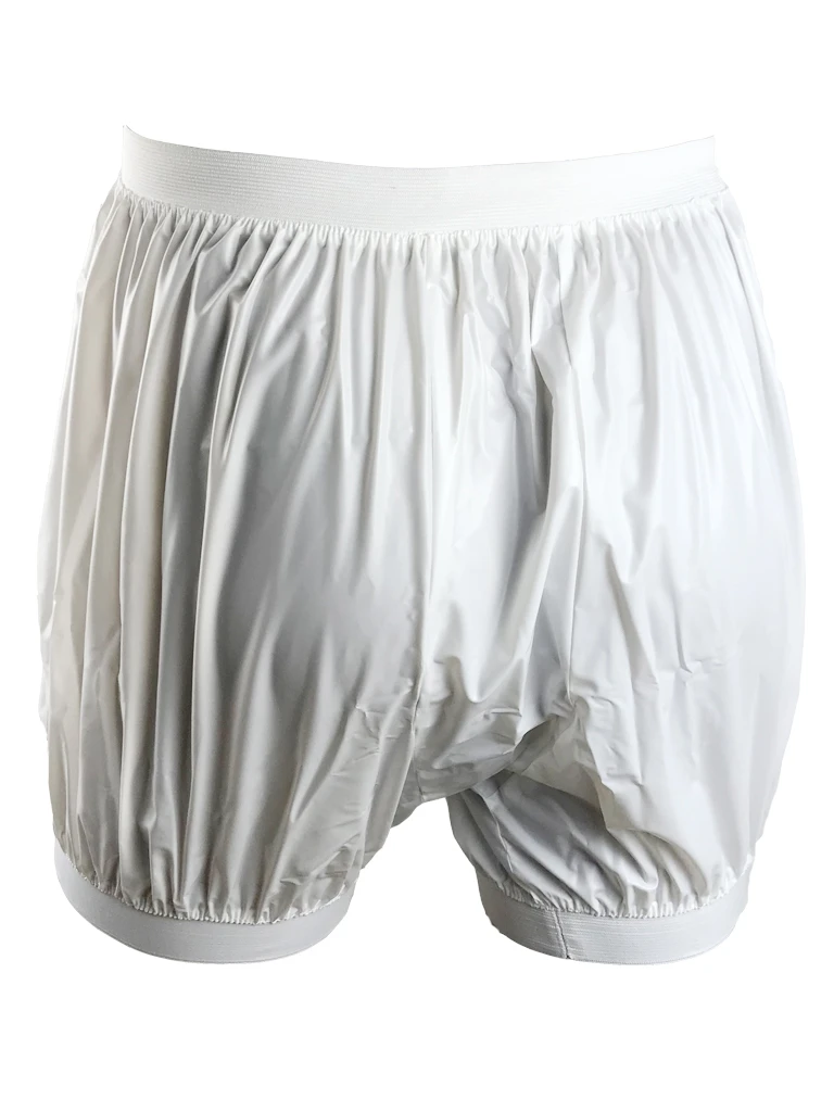 calça de plastico transparente