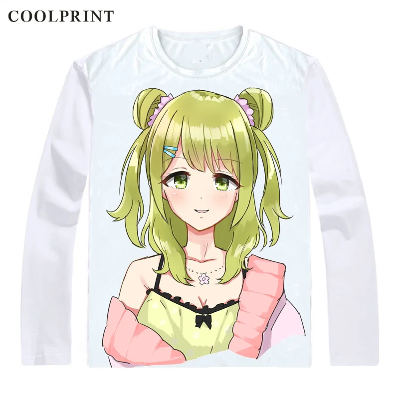 Футболка Morinaka Kazaki с Виртуальным Youtuber Vtuber искусственный интеллект индивидуальная