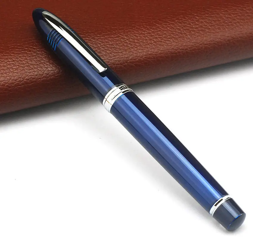 Duke 911 Mako Shape Fountain Pen Noble Blue  Iridium Medium Gift Writing Pen 